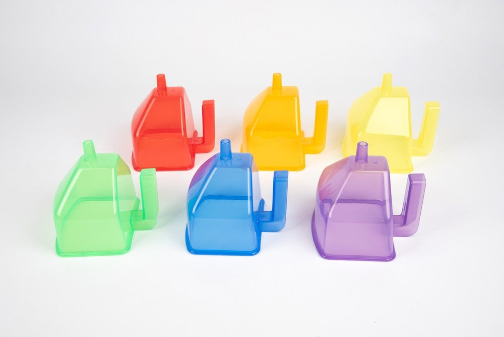 Translucent Colour Funnels (Pack Of 6)