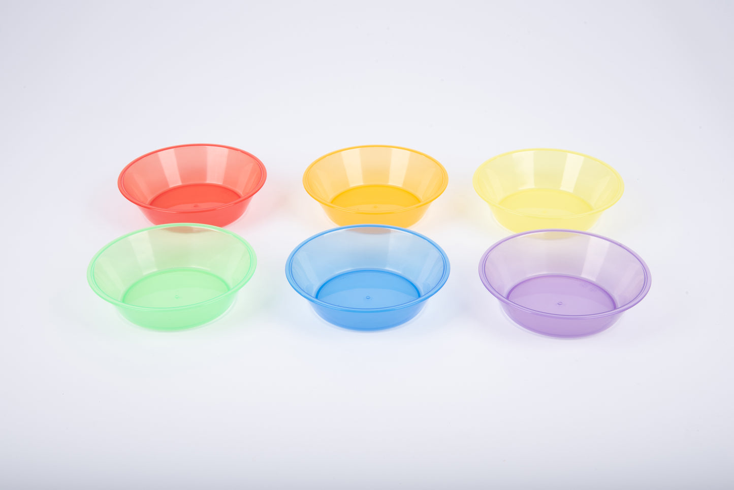 Translucent Colour Sorting Bowls- Pack Of 6