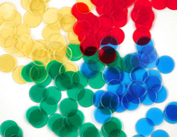 Transparent Counters (250/pk)