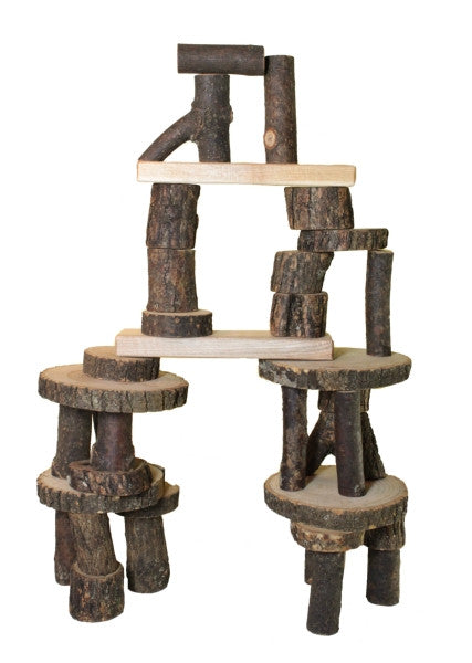 Tree Blocks® with Bark