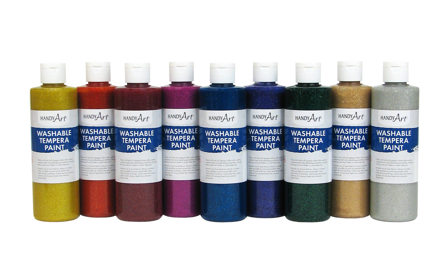 Handy Art Washable Tempera Paint Sets - 237ml