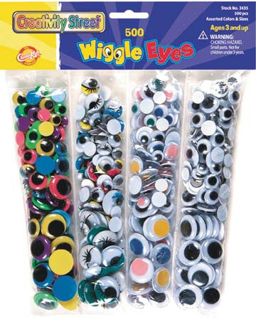 Wiggle Eyes Assortment Bag