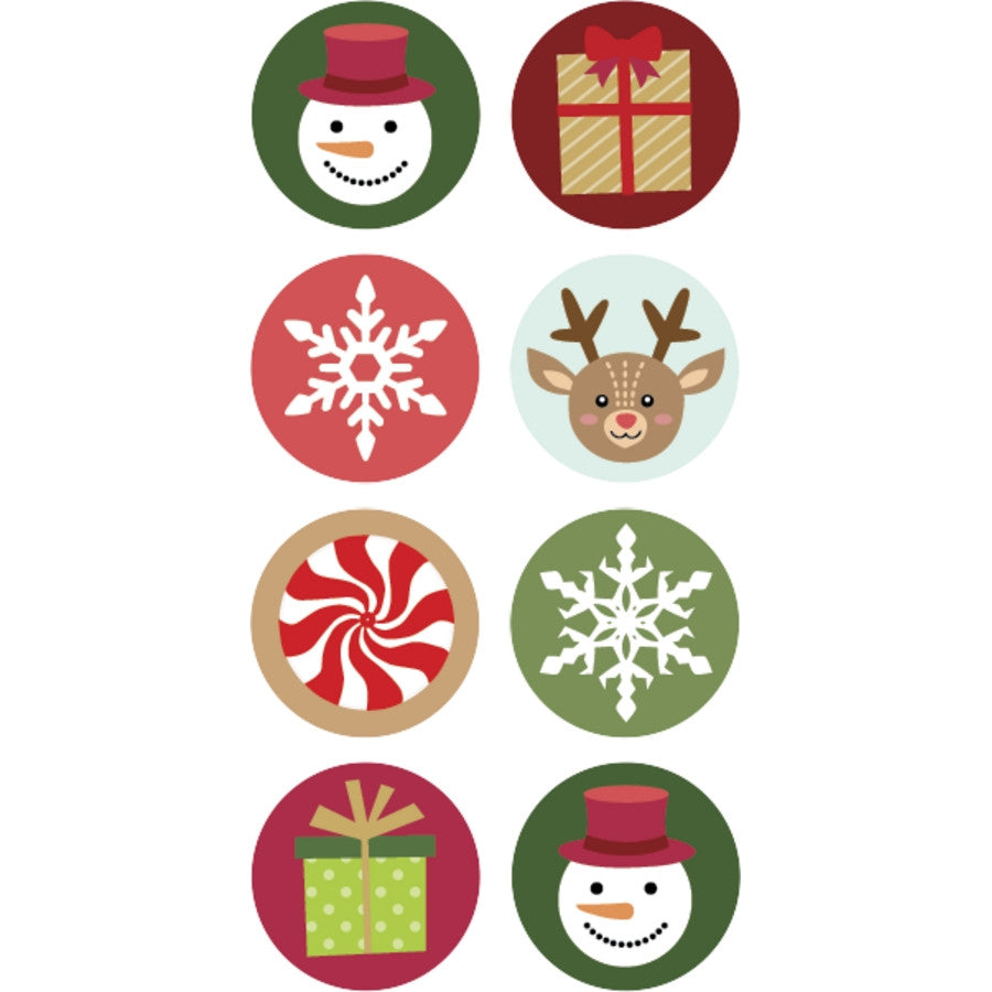 Winter Holiday Mini Stickers