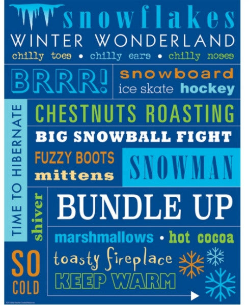 Winter Subway Art Chart