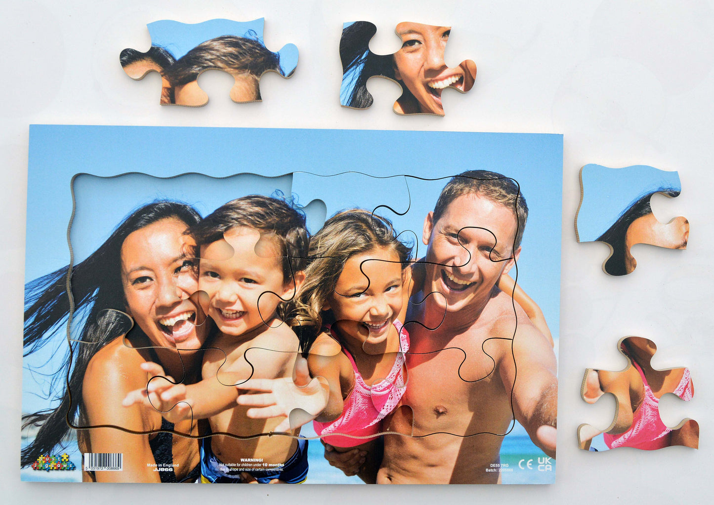 Woman and Family at Seaside