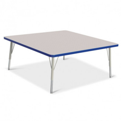 Berries Adjustable Activity Table -  Square (48"x48") - Legs 15"-24" (Elementary)