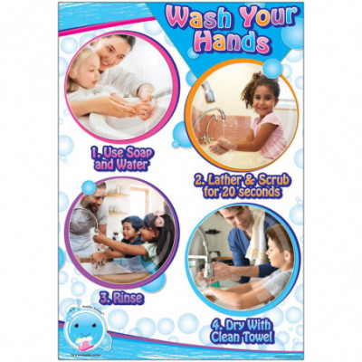 Wash Your Hands Chart (13" x 19")