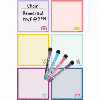 Dry-Erase Magnetic Square Notes