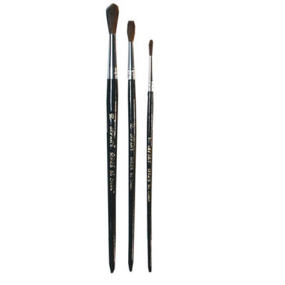 Round, Long Handled Brushes (6 Pack Each)