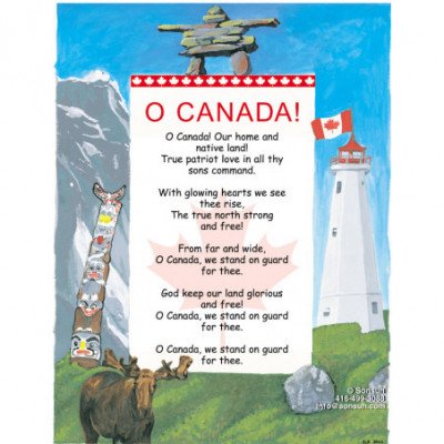 O Canada! National Anthem Poster