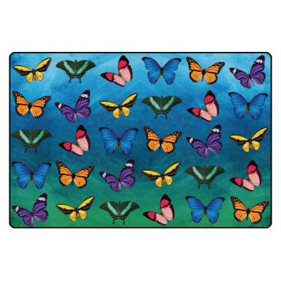 Beautiful Butterfly Seating Rug