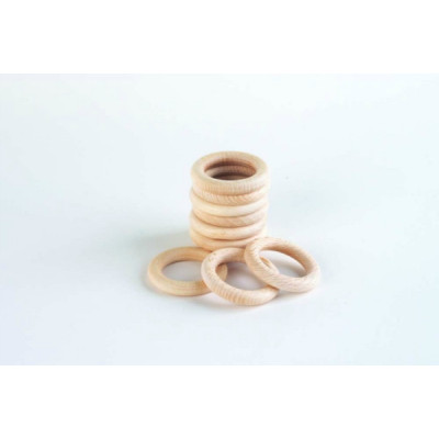 Stand Base and Wooden Ring Set