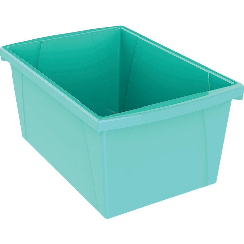 5.5 Gallon Storage Bin - Teal