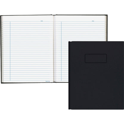 Hardbound Ruled Notebook - Black - 9.25" x 7.25" - 192 pages