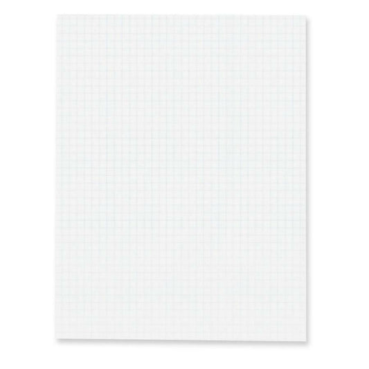 Quad Ruled Figuring Pad - 8 3/8" x 10 7/8" - Pack of 5
