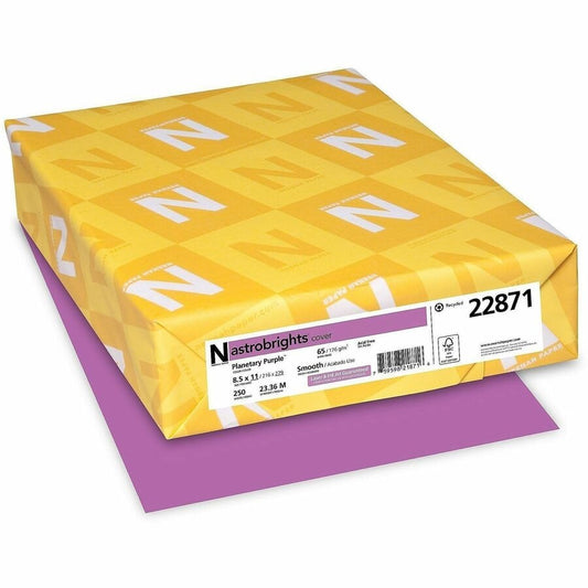 Planetary Purple Cardstock - 8.5" x 11" - 250 Sheets