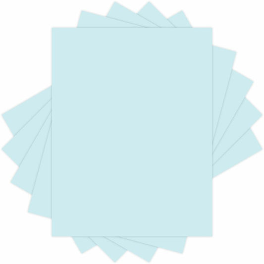Vellum Bristol Cover Paper - 8.5" x 11" - Blue - 250 Sheets