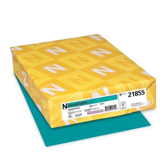 Terrestrial Teal Cardstock - 8.5" x 11" - 250 Sheets