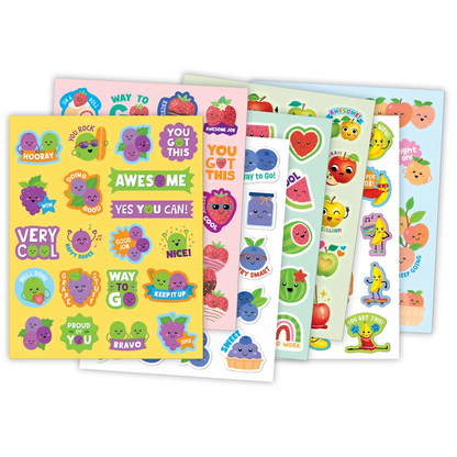 Lot de divers autocollants parfumés Fruit Pop