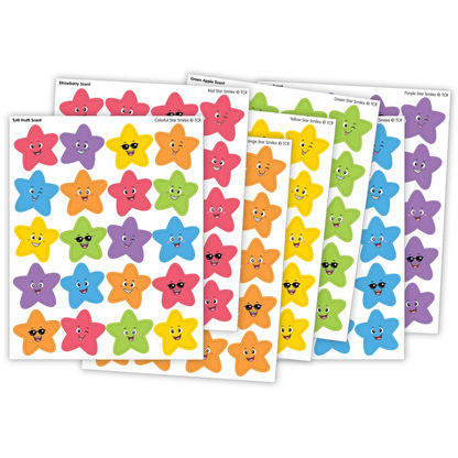 Colorful Star Smiles Smelly Stickers Variety Pack