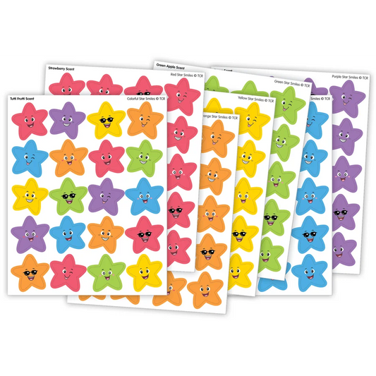 Colorful Star Smiles Smelly Stickers Variety Pack