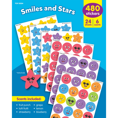 Smiles and Stars Smelly Stickers Variety Pack