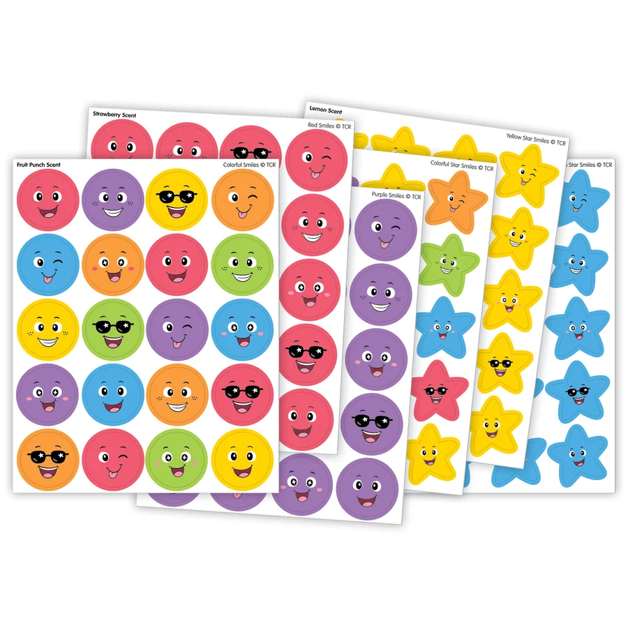 Smiles and Stars Smelly Stickers Variety Pack