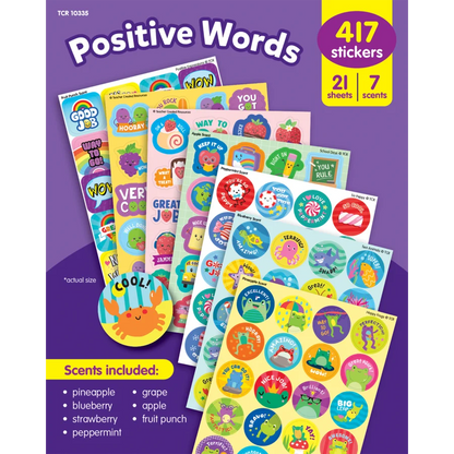 Positive Words Smelly Stickers Variety Pack