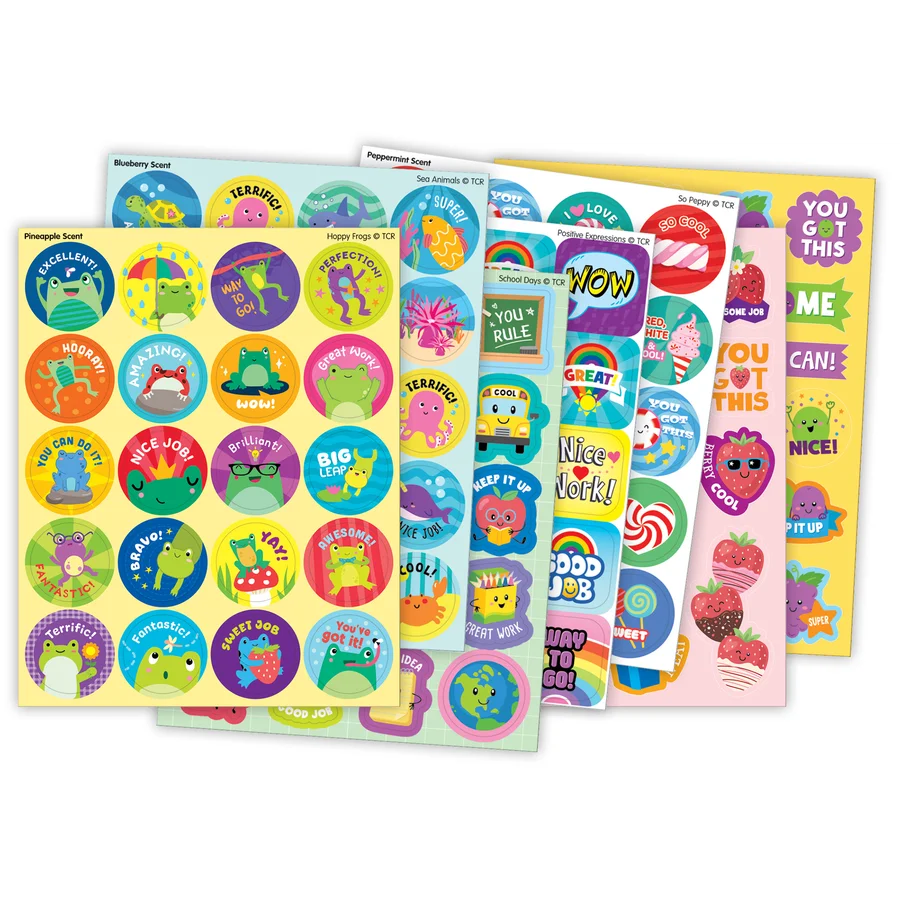 Positive Words Smelly Stickers Variety Pack