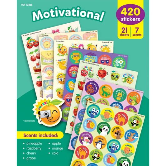 Motivational Smelly Stickers Variety Pack