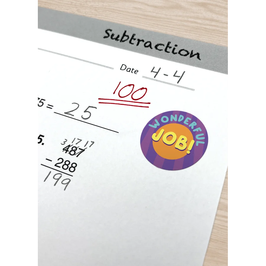 Lot de stickers parfumés de motivation