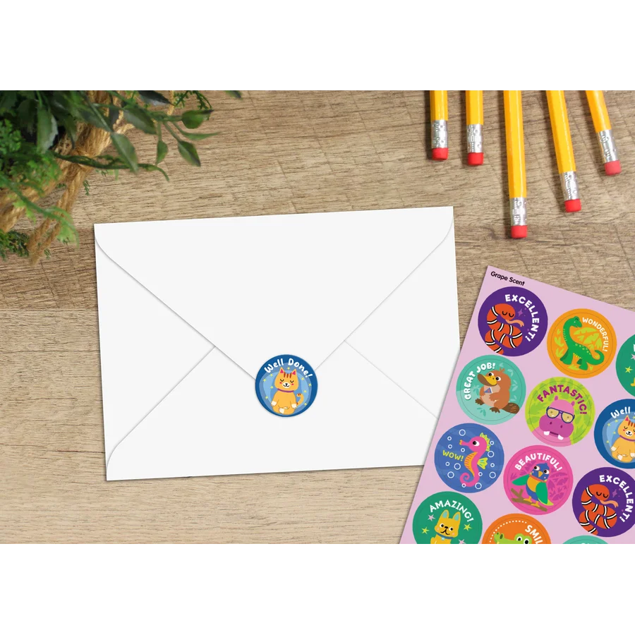 Lot de stickers parfumés de motivation