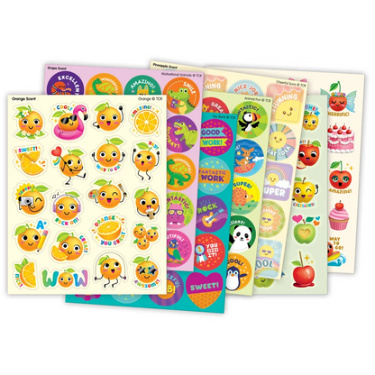 Lot de stickers parfumés de motivation