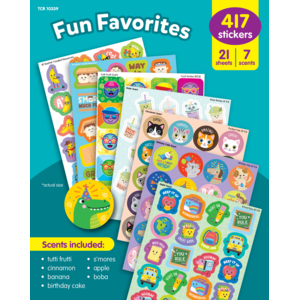 Fun Favorites Smelly Stickers Variety Pack