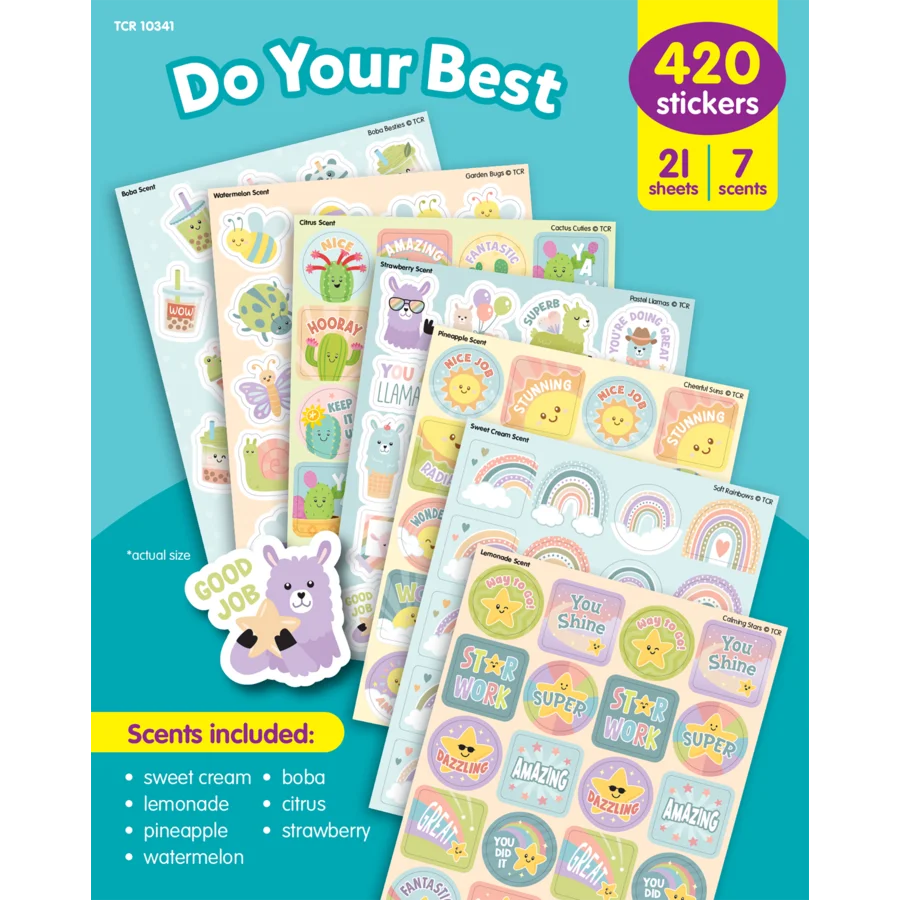 Do Your Best Smelly Stickers Variety Pack