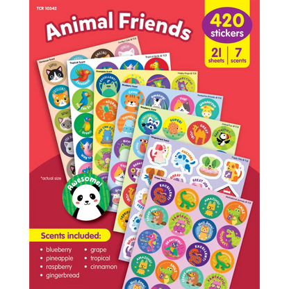Animal Friends Smelly Stickers Variety Pack