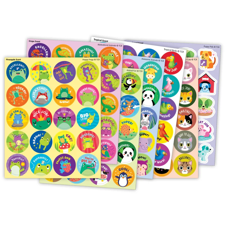 Animal Friends Smelly Stickers Variety Pack