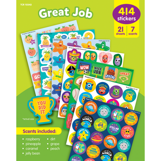 Great Job Smelly Stickers Variety Pack