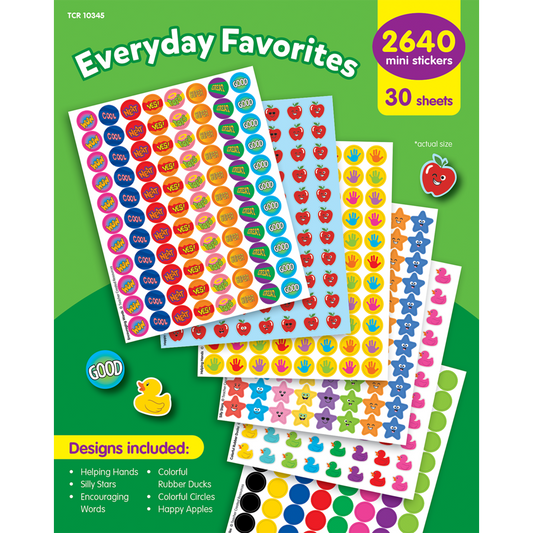 Everyday Favorites Mini Stickers Variety Pack