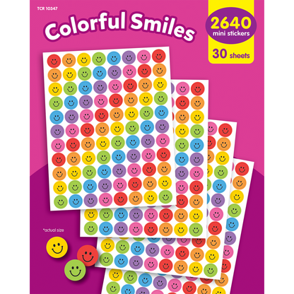 Colorful Smiles Mini Stickers Value Pack