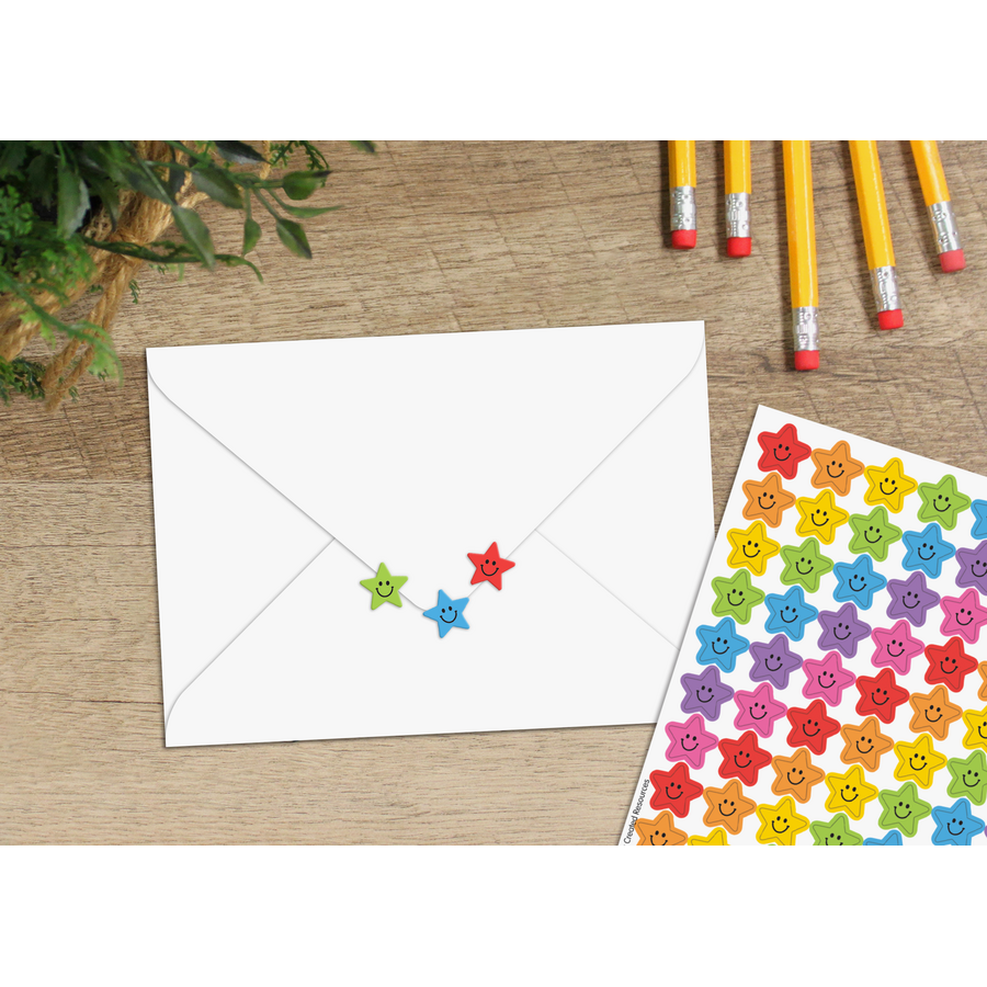 Colorful Star Smiles Mini Stickers Value Pack