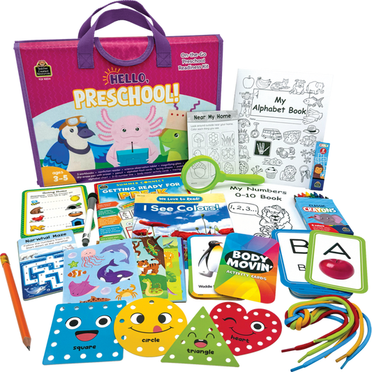 Hello, Preschool! On-the-Go Pre-K Readiness Kit