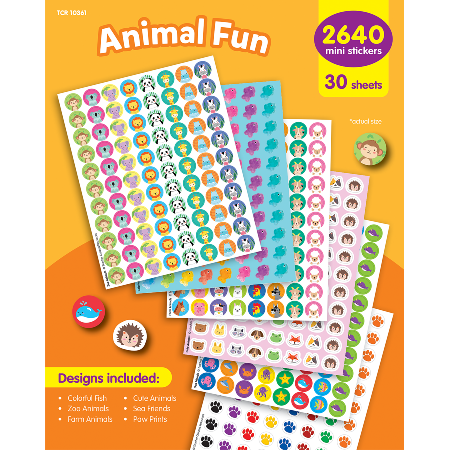 Awesome Assortment Mini Stickers Variety Pack