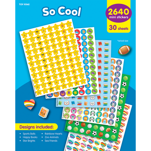So Cool Mini Stickers Variety Pack