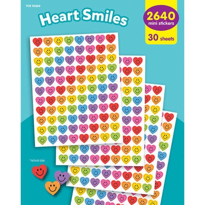 Heart Smiles Mini Stickers Value Pack
