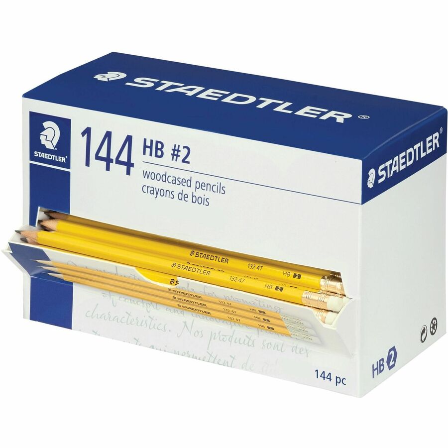 Pre-sharpened woodcase pencils - HB #2 - Pack of 144