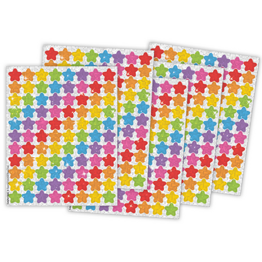 Colorful Stars Sparkle Mini Stickers Value Pack