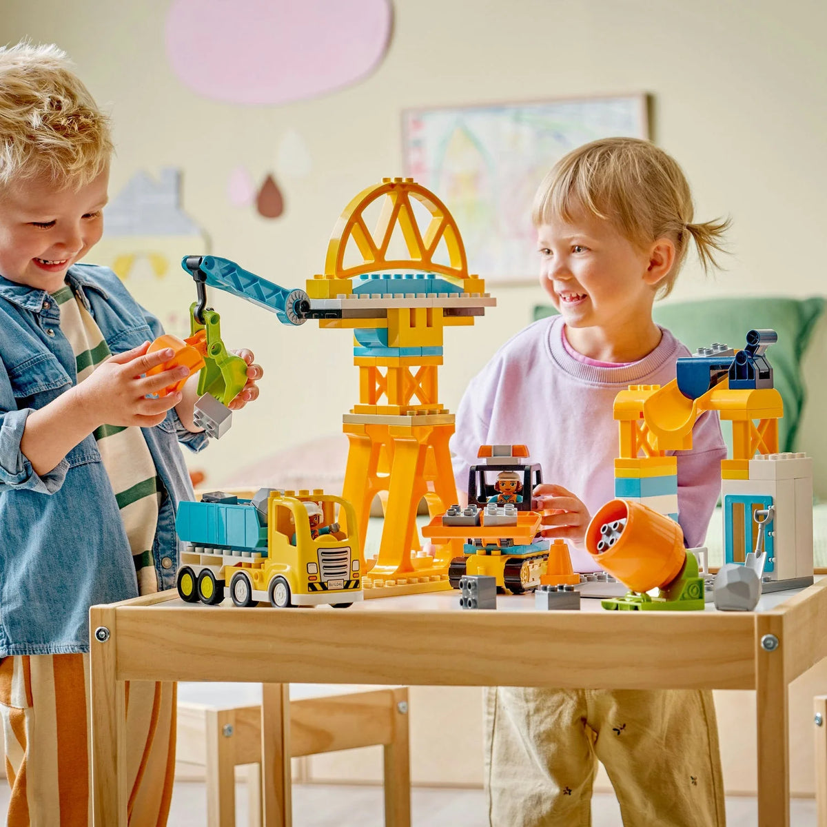 LEGO® DUPLO® 3 in 1 Construction Site and Vehicles - 84 Pieces