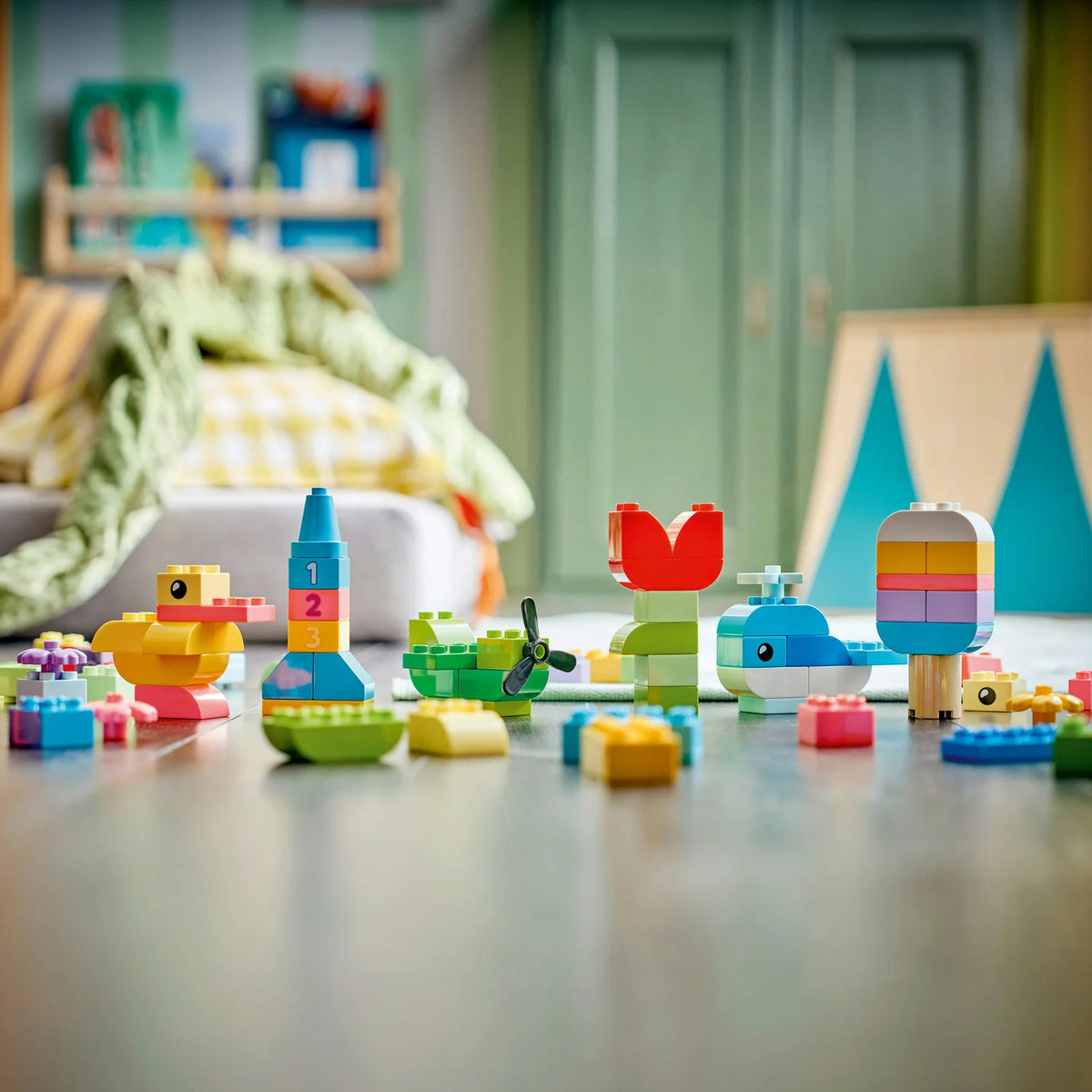 LEGO® DUPLO® Classic Colorful Creative Box - 80 Pieces