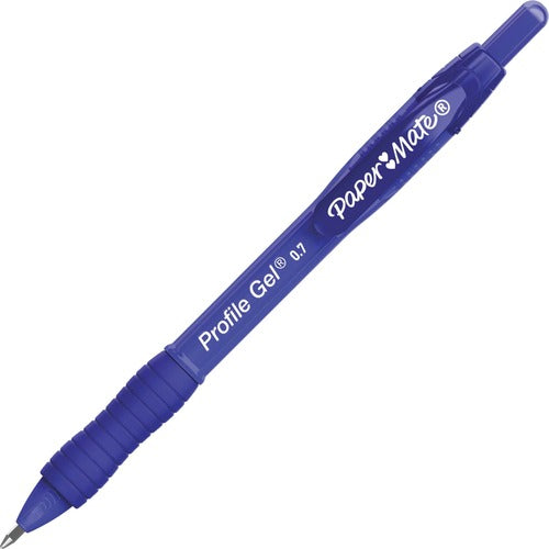Gel 0.7mm Retractable Pens - Blue - Pack of 12